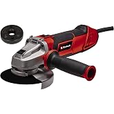 Einhell Devir Ayarlı Avu&ccedil; Taşlama TE-AG 125/1010 CE Q (1010 Watt, hızlı sıkma somunu, elektronik devir ayarı, d&uuml;z metal dişli