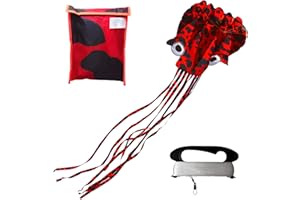 ACTOYS Latawiec dla dzieci, latawiec dla dzieci, latawiec latawiec, 4 m x 71 cm, ośmiornica