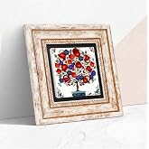 Pinecone Stone Nar Ağacı Taş Duvar Tablosu - &Ccedil;er&ccedil;eveli Taş Tablo - Dekoratif Duvar Sanatı - Modern Ev ve Ofis Duvar Dekoru T1