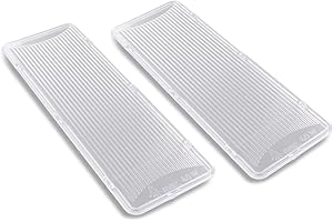 DEKAROX 2 x Lampenabdeckung 175x60mm für Bosch Siemens Neff 264984 00264984 Abdeckung für Dunstabzugshaube Lampe