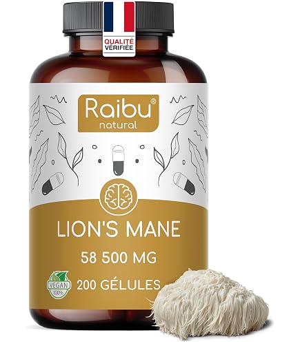 Poudre D'Hericium (Crinière De Lion) Bio - 120 Capsules Végétaliennes De 500mg - Marque Vita World