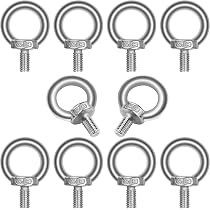 Pack of 5 M8 Eye Bolts, 304 Stainless Steel Eye Bolt, Ring Eye Bolt, Round Eye Bolt, Ring Nut Stainless Steel, Eye Nuts Hardware Eye Bolts, for Roll Pack of 5 M8 Eye Bolts, 304 Stainless Steel Eye Bolt, Ring Eye Bolt, Round Eye Bolt, Ring Nut Stainless Steel, Eye Nuts Hardware Eye Bolts, for Roll