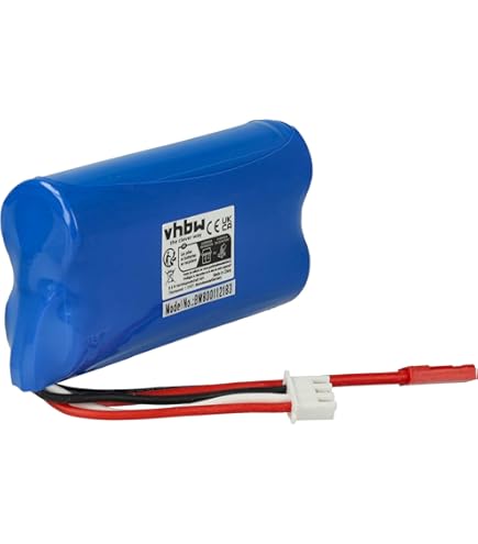 Batteria Li-Po Vhbw 850mAh 7,4V Per Modellismo - Connessione SM-2P - 56x30x17 Mm - 3
