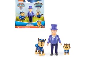 PAW Patrol, Set di personaggi Paw Patrol Chase & Sindaco Humdinger, giocattoli per bambini e bambine da 3 anni in su