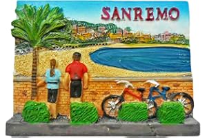 WEDARE MAGNET SOUVENIR SanRemo Italia frigorifero magnete 3D viaggio adesivo souvenir, resina casa e cucina decorazione, Italia frigorifero magnete dalla Cina