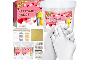Tonsooze 3D Handabdruck Set für Paare-Gipsabdruckset für DIY Hände-Skulptur - Partner und Pärchen Geschenke für Frauen und Erwachsene als Hochzeitstag, Jahrestag-Geschenk, Valentinstag, Geburtstag