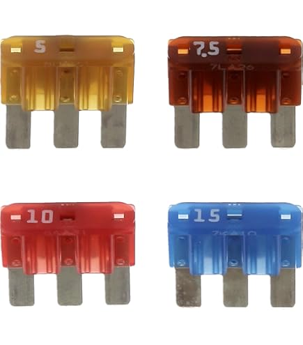 Set di 6 maschi per fusibili, 3 tipi di fusibili micro piccoli che