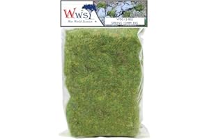 WWS WAR WORLD SCENICS WWScenics | 12mm Primavera Erba Statica | 30g | WSG12-002 | Materiale Realistico Modello Scenario
