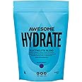 Awesome Supplements - Awesome Hydrate Blackcurrant - 250g Instant Electrolytes & Hydration - Low Calorie, Vegan & Gluten-Free