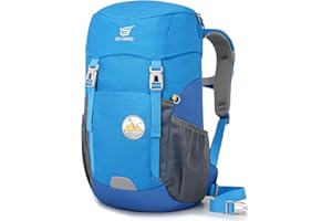‎SKYSPER SKYSPER Wanderrucksack Kinder 15L für Jungen & Mädchen Kinderrucksack mit Brustgurt für 6-12 Jahre Rucksack Kinder Wandern Outdoor