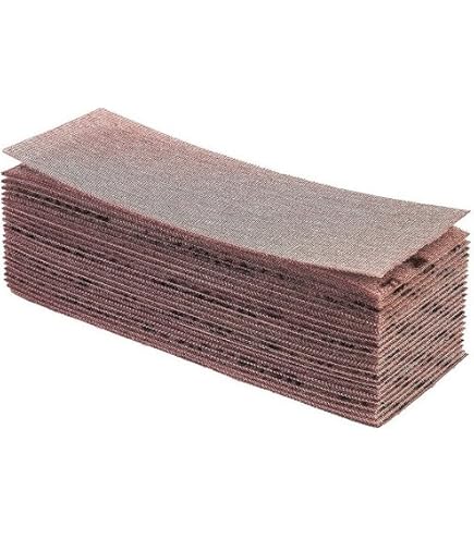 Mirka Abranet Bande Abrasive Filet - Grain P180 - 70x125mm - 50 Pièces - Ponçage Sans Poussière