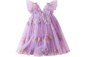 NNJXD Baby Girl Tulle Dress Casaul Summer Strap Sleeveless Dresses