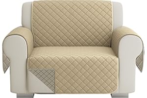 Poligino pokrowiec na kanapę 1-osobową / Relax 55 cm, odwracalny pokrowiec na materac, kolor ciemnobeżowy i beżowy