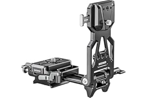 NEEWER PS015 PRO V Mount Battery Plate mit Arca Typ Schnellwechselplatte & Reinigungstuch, Faltbarer V Lock Mounting Adapter PS099E Kompatibel mit DJI RS4 RS3 Gimbal Camera Cage Video Rig