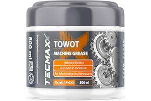 ‎TECMAXX TECMAXX Mehrzweckfett 500 ml - Lagerfett - Effizient Schmierfett - Ein reibungsminderndes Kugellagerfett - Langzeitfett - Kettenfett Fahrrad -Fett - Maschinenfett - Getriebefett Towot