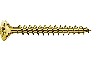 SPAX Universalschraube, 3,0 x 16 mm, 200 Stück, Kreuzschlitz Z1, Senkkopf, Vollgewinde, 4CUT, YELLOX A2L, gelb verzinkt, 1081020300163