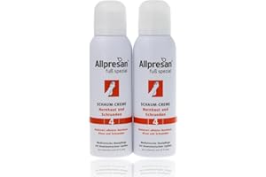 ‎ALLPRESAN Allpresan Fuß spezial Nr. 4 Schaum-Creme - Hornhaut und Schrunden - Zur täglichen Pflege verhornter Fußhaut - 2x125 ml