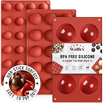 Circle Baking Pan Tourbillon Round Silicone Mold 6-Cavity Disc Diamete
