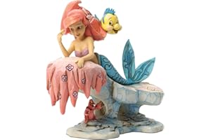 Disney Traditions, Figura de Ariel, Sebastián y Flounders de "La Sirenita", para coleccionar, Enesco