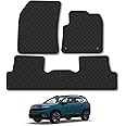 Rubber Car Mats Compatible with Citroen C5 AIRCROSS (2019+) Tailored Fit Car Floor Mats Set Accessory Custom Fit Anti-Slip Backing Heavy-Duty Waterproof Easy-Clean Durable All Weather Full Coverage