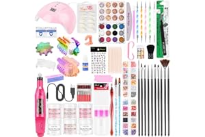 MAJOR DIJIT Nagelfräser für Gelnägel mit UV Lampe für Gelnägel set,nagelfräser,Nagelzubehör, Acrylic Powder,Nagelfeilen,Nagelstudio Set für UV Nageldesign Gelnägel Nagelset Nail Art Geschenke Frauen