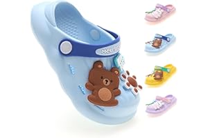AYUEBO Zuecos para Niños Zuecos Unisex Niños Sandalias de Playa Antideslizante Respirable Piscina Jardín Sandalias Ligeras