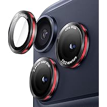Protecteur D'objectif Pailleté Pour IPhone 17 Pro Max/Pro - Verre Trempé 9H, Anneau Métallique - Protection Lentille Caméra, Anti-rayures