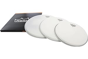 Remo Peau de batterie Emperor PP-0962-BE-GW Blanc gratté 10", 12", 14"