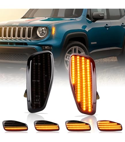 LED Indicatori Laterali Per Renegade 2015-2017 - 2 Pezzi Canbus Senza Errori - Foto 6