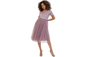 Maya Deluxe Sukienka druhny Kobiety Maya Deluxe Dekolt w kształcie litery V (1 w zestawie)