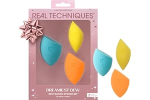 ‎REAL TECHNIQUES Real Techniques Dreamiest Dew Best Blends Schwamm-Set, 3-teiliges Geschenkset in limitierter Auflage