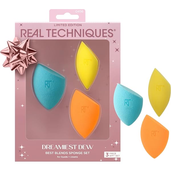Real Techniques Miracle Complexion Schwamm & Case – Für Natürliches, Streifenfreies Make-up