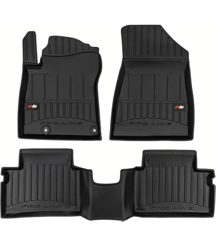 Gledring Rubbermatten compatibel met Kia e-Niro 2018-2022 (T profiel 4-delig montageclips