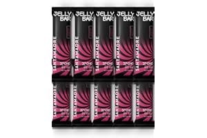 SANTA MADRE | Barra Gominola Energética | Pack 10 unidades | Sabor: Regaliz Negra | Sport Gummy Bar | Tamaño 10x45g | Activar organismo | Alimento deportivo (Regaliz Negra)