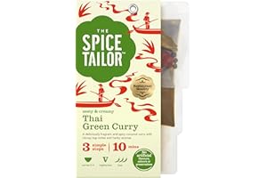 THE SPICE TAILOR The Spice Taylor-Kit de préparation pour sauce Thai Green Curry-Carton de 5 Sachets de 275g