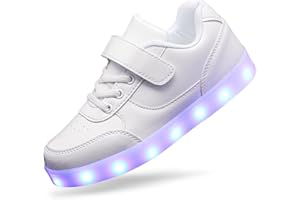 LAKEROM Kids Light up Shoes Led Sneakers USB Charging Flashing Trainers for Boys Girls High Top Sneakers