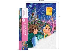 Poster Disney Raiponce: Colorie les chiffres et découvre l'image