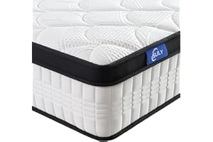 slily Mattress 90 x 200 cm, Height 24 cm, H3 H4 Medium Firm Orthopaedic 7-Zone Spring Mattress with Comfort Foam Oeko-Tex Certified 100 Nights Trial Sleep