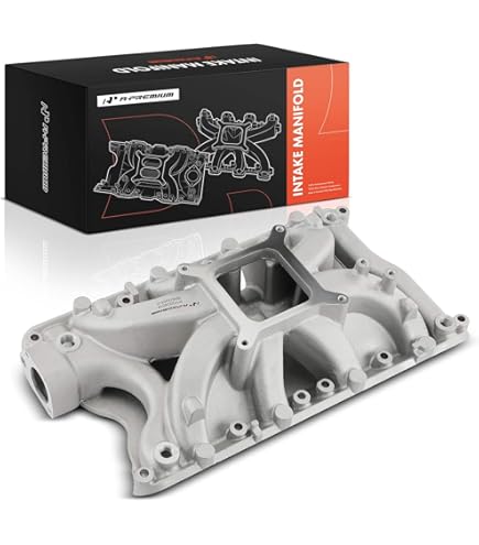 thumbnail interactive-video image 1 of Aluminum Dual Plane Intake Manifold For Ford Small Block 289 302 V8 - Compatible With OEM 8124, 71213 1 of 6