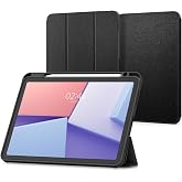 Spigen iPad Air 11" (M4 2026 / M3 2025 / M2 2024) ile Uyumlu Kılıf Urban Fit &Ouml;rg&uuml; Kumaş Siyah Kapak - ACS07754 (Spigen TR Gar