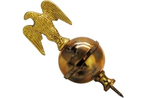 Proops Brass Eagle Ball & Spire Finial Grandfather Longcase Clock Clockmakers Tower (J2199). Free UK Postage.