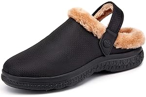 GAATPOT Pantofole Uomo Donna Pantofola Invernali Calde Pelliccia Scarpe da Giardino Ciabatte da Casa Zoccoli e Sabot Comode 36-48