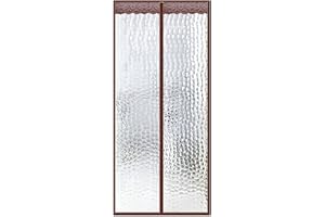 HMHD Tenda della Porta Isolamento Inverno, Totalmente Magnetica Insonorizzazione Tenda Porta Finestra Chiusura Automatica Facile da Installare, per Le Porte Anteriori e Posteriori -D-90x210CM