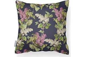 Izabela Peters Outdoor Cushions Waterproof, 43 cm, Filled Outdoor Cushion, Evening Garden - Graphite, Garden Furniture Cushions, Outdoor Seat Cushions, Garden Chair Cushions