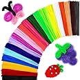 ARTISTERY 200 PCS Pipe Cleaners Craft Supplies Multi-Color Chenille Stems for Art and Craft Projects Creative DIY Valentine's Day Decorations (12inch x 6mm)