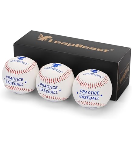 Lot De 6 Balles De Baseball Lestées En Cuir | Poids 3, 4, 6, 7, 9, 11 Oz | Pour Entraînement Et Renforcement Des Lanceurs