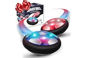 Original Cup AirFootball® | 2 Ballons de Foot Flottants Lumineux | Jouet Air Power Football pour Enfant Garcon Fille | Jeu Intérieur Extérieur 100% Fun | Balles LED Rechargeables en USB