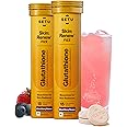 Setu Skin Renew Glutathione Tablets For Glowing Skin|L-Glutathione & Vitamin C For Antioxidant Support,Skin Glow & Anti-Pigmentation|30 Effervescent Tablets,Mixed Berry (Pack of 2), 180 grams