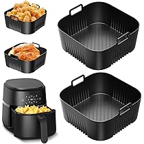 2 Stampini In Silicone Per Air Fryer Philips 4.1L - Accessori Per Friggere Senza Olio | Serie 3000/5000 - Foto 2