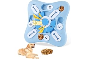 FWLWTWSS Dog Puzzle Toy, Dog Puzzle Slow Feeder Toy Interactive Dog Toys, Squeaky Treat Dispensing Dog Enrichment Toys for Improve Dog's IQ and Brain Stimulation for Small and Medium Dogs